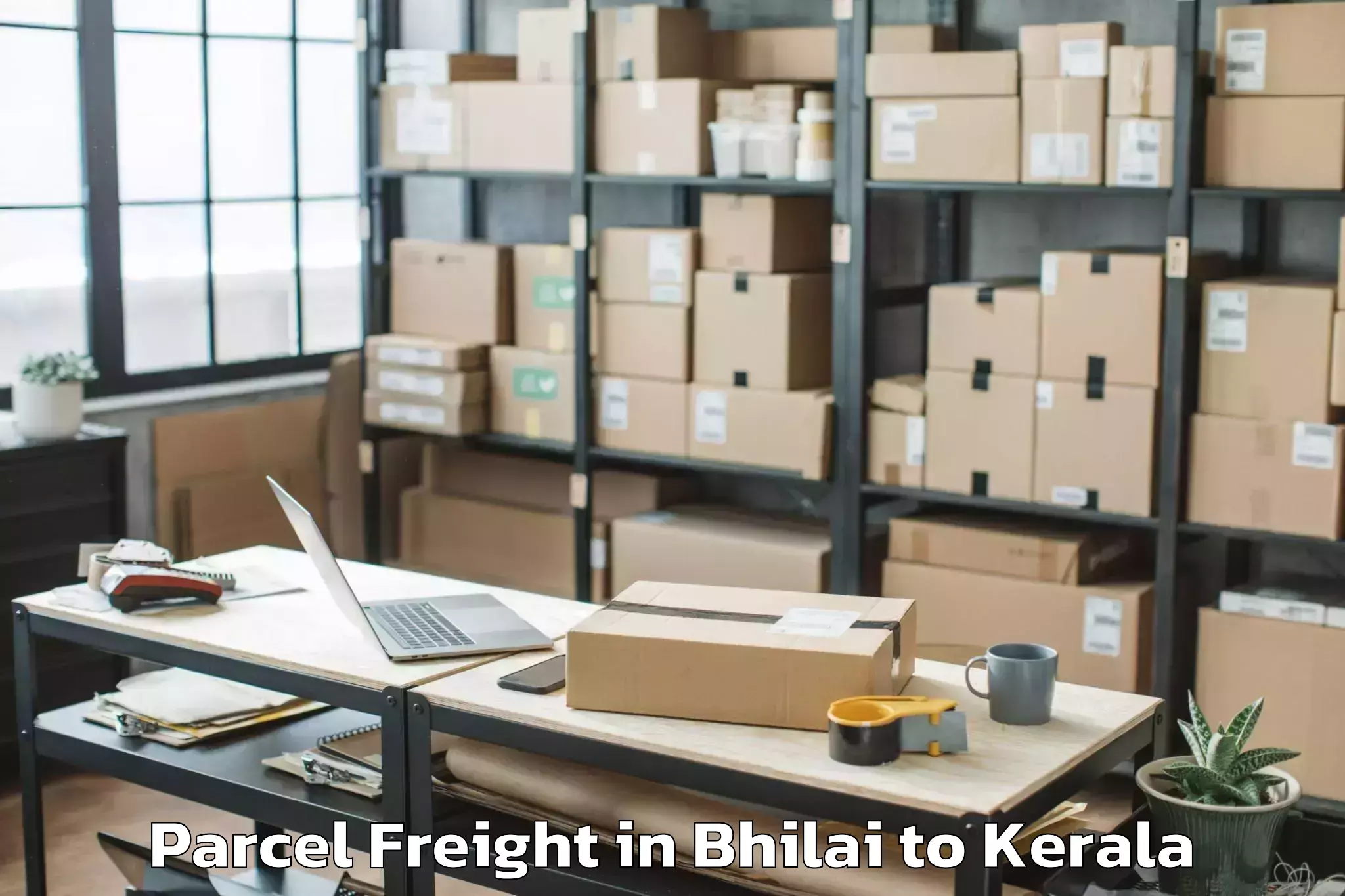 Discover Bhilai to Ezhupunna Parcel Freight